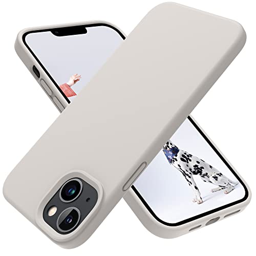 OTOFLY Designed for iPhone 14 Plus Case, Silicone Shockproof Slim Thin Phone Case for iPhone 14 Plus 6.7 inch (Stone)