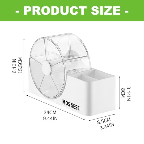 Boîte à bijoux rotative pour colliers pour simplifier votre routine beauté - 5