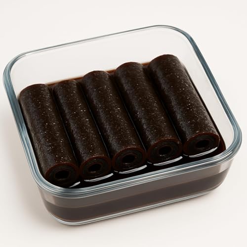 Lavashak Rolls Juicy Sour and Salty Fruit Leather in Molassis (250g)