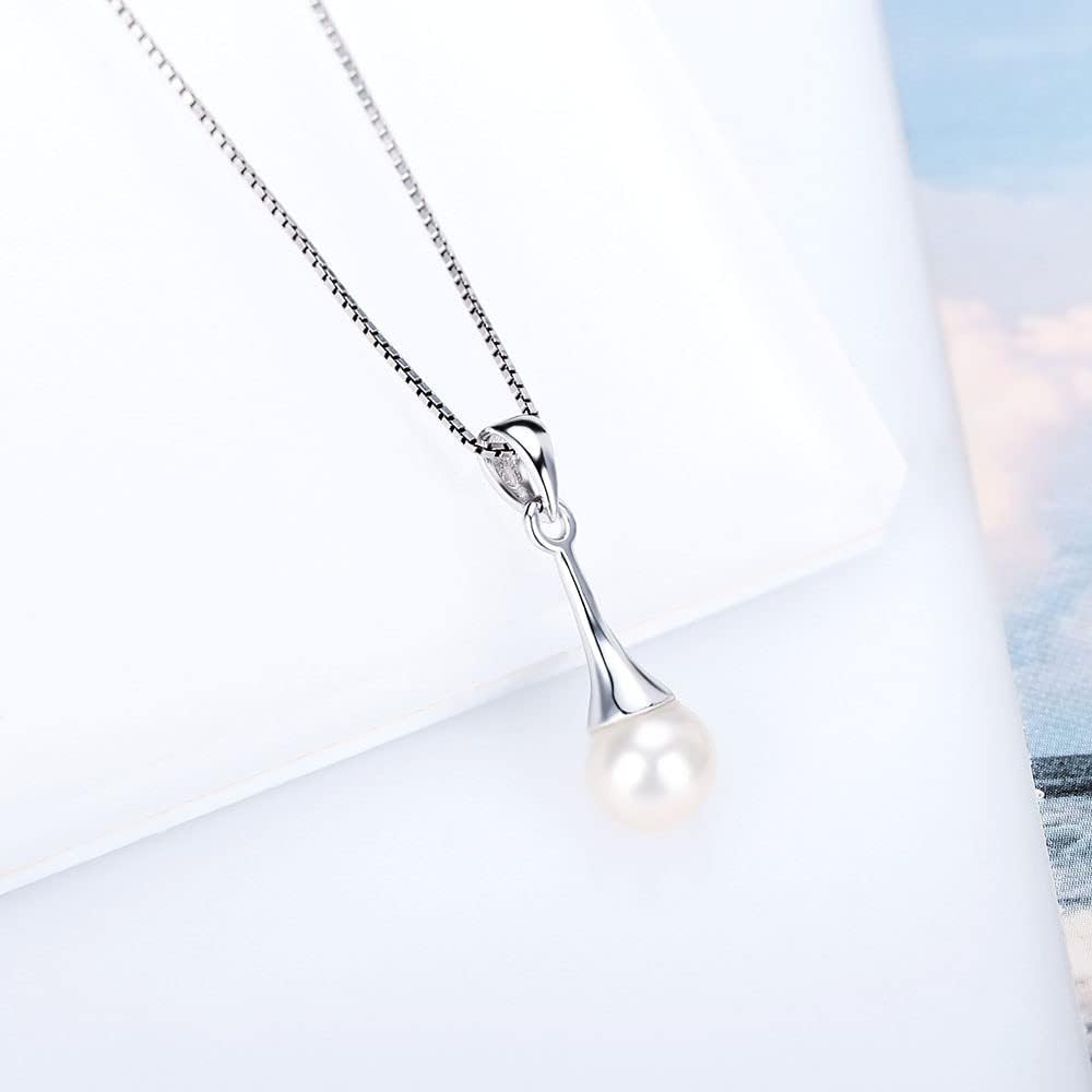 Sterling Silver Elegant Simple Bail Pin Pendant Fitting for Pearl Jewelry, Design Pendant Mount for Women DIY Jewelry Making - Image 6