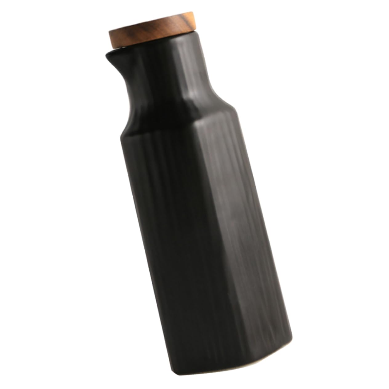 STOBAZA Japanese Style Ceramic Soy Sauce Dispenser Elegant Condiment Pot for Kitchen and Easy to Clean Vinegar Container Housewarming present for Cooking Enthusiasts