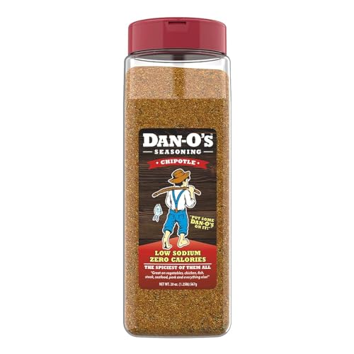 Dan-O's Seasoning Chipotle | Large Bottle | 1 Pack (20 oz)