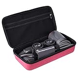 Aproca Hard Storage Travel Carrying Case for Dyson Supersonic Hair Dryer (Red)