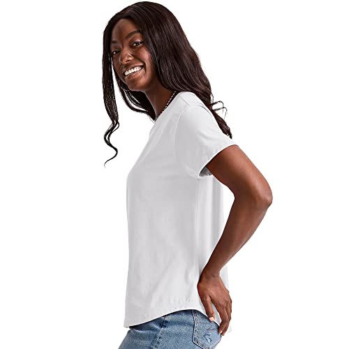 Hanes Women's Tri-Blend Relaxed Fit T-Shirt, Oversized Lightweight Tee, Available in Plus Size3