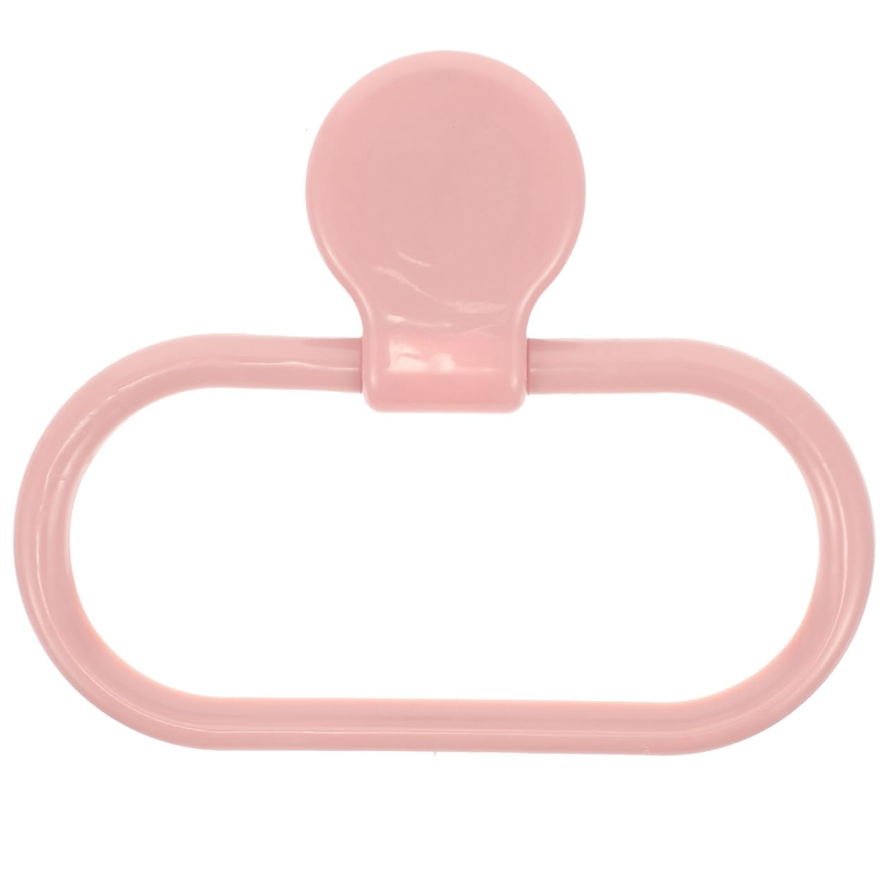 Anneau adhésif pour serviette de douche rose pour éviter de percer