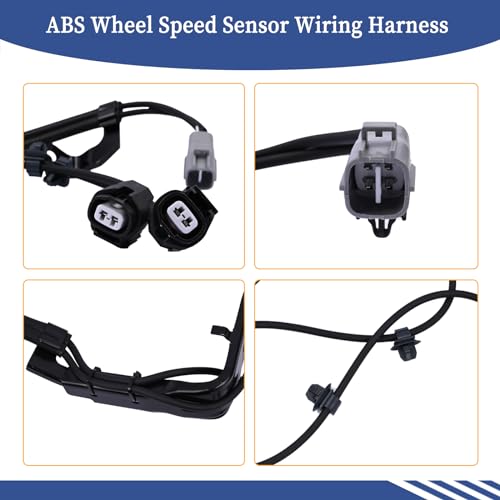 Getfarway Rear ABS Wheel Speed Sensor Wiring Harness 89516-60090 Fit for Toyota 4Runner FJ Cruiser/Lexus GX470 2003-2009 Replace 8951660090 Skid Control Side Slip Control Sensor Wire Right&Left by Getfarway - Image 4