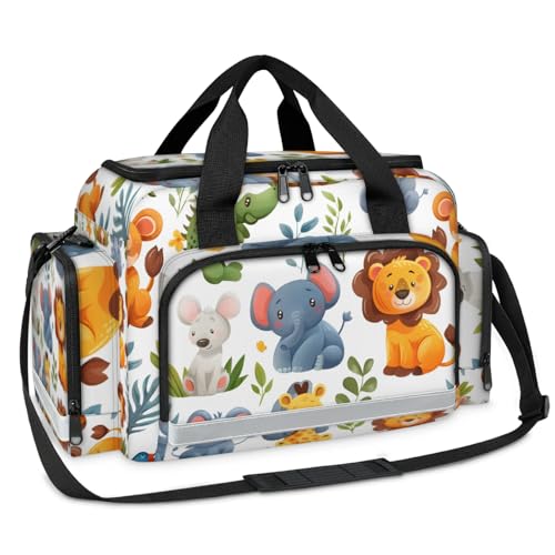 GzLeyigou First Aid Bags Empty, Juvenile Elephant Emergency Bag First Aid Kit Multiple Compartment Kit Carrier On Call Trauma Bag For Paramedics Emergency Medical Supplies Kit