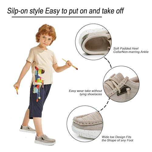 Felabo Kids Boys Girls Slip-On Casual Loafer(Toddler/Little Kid/Big Kid)3