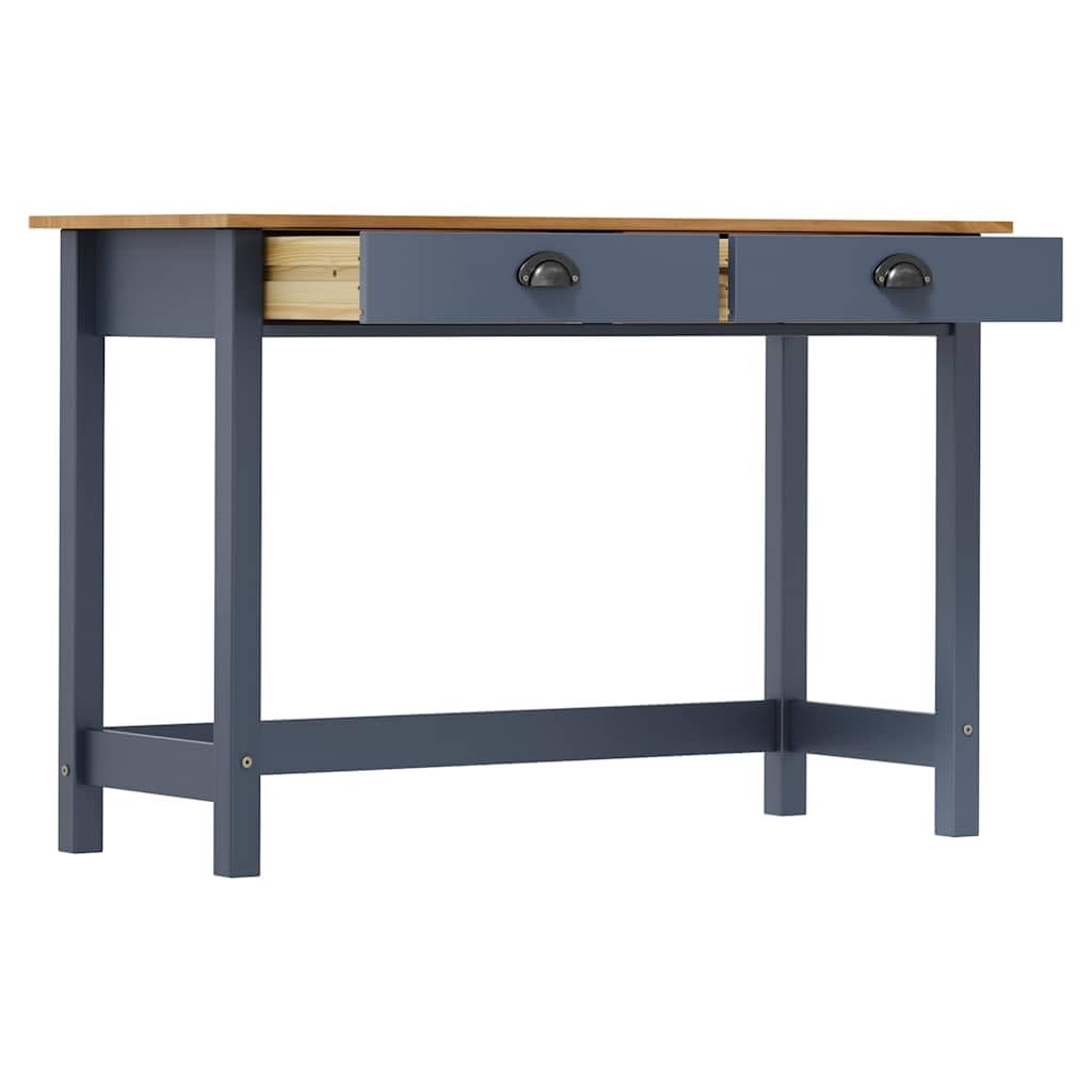 Tavolo consolle Hill in legno di pino, grigio, 110 x 45 x 74 cm, 2