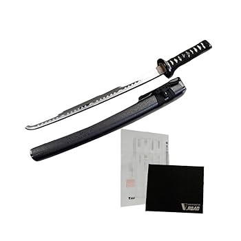 模擬刀。 Amazon.co.jp: 模造刀 3点セット 関 黒石目小刀 並刀身 SW-100S