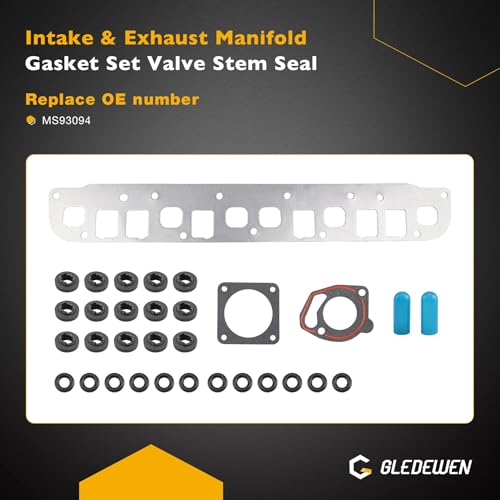 Image of Engine Cylinder Headgasket Set with Valve Cover Gasket, Compatible with 2000-2006 Jeep TJ Wrangler, 99-01 Jeep Cherokee, 99-04 Jeep Grand Cherokee, Replace# HS26211PT MS93094 VS50458R