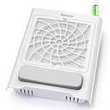 Delanie Aspirateur Ongles Rechargeable Professionnel avec Filtre Réutilisable, Aspirateur à Ongles Sans Fil Électrique pour Vernis Gel Acrylique, Faible Bruit, Usage Salon et Maison