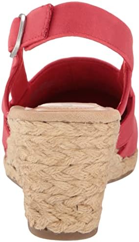 Easy Street womens Stargaze Wedge Sandal, Red, 6.5 Wide US | Image 2