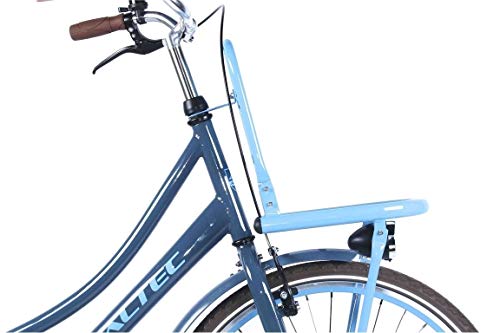 26 ZOLL Kinder Damen City Mädchen Holland Fahrrad Hollandfahrrad Hollandrad Omafiets Mädchenfahrrad Bike Rad Cityfahrrad Beleuchtung Frontträger Rücktritt Rücktrittbremse Altec URBAN Slate GRAU 26125 – Bild 3
