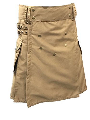 McWilliams Active Men s Deluxe Khaki Sport Utility Kilt (36, Khaki)