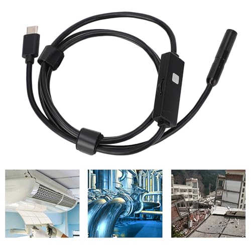Endoscope Camera | IP67 Waterproof Inspection Camera | 1920P HD Borescope with 8 Adjustable LED Lights (5 Meter / 16.4ft)