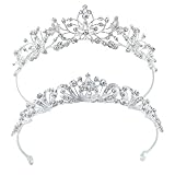 Exquisites Design: Diese Kristallkrone für Damen besticht durch ihr exquisites Design und ihre raffinierten Details. Die Oberfläche ist mit glänzenden Kristallen verziert, die ihr einen Hauch von Eleganz verleihen und sie zum perfekten Accessoire für jeden besonderen Anlass machen.