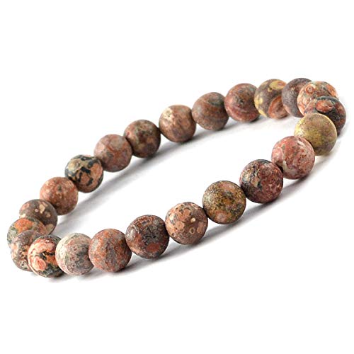 Image of Reiki Crystal Products Natural Crystal Stone 8 mm Round Bead Bracelet for Men & Women | Stretchable Gemstone Bracelet for Meditation, Yoga, Reiki & Daily Wear