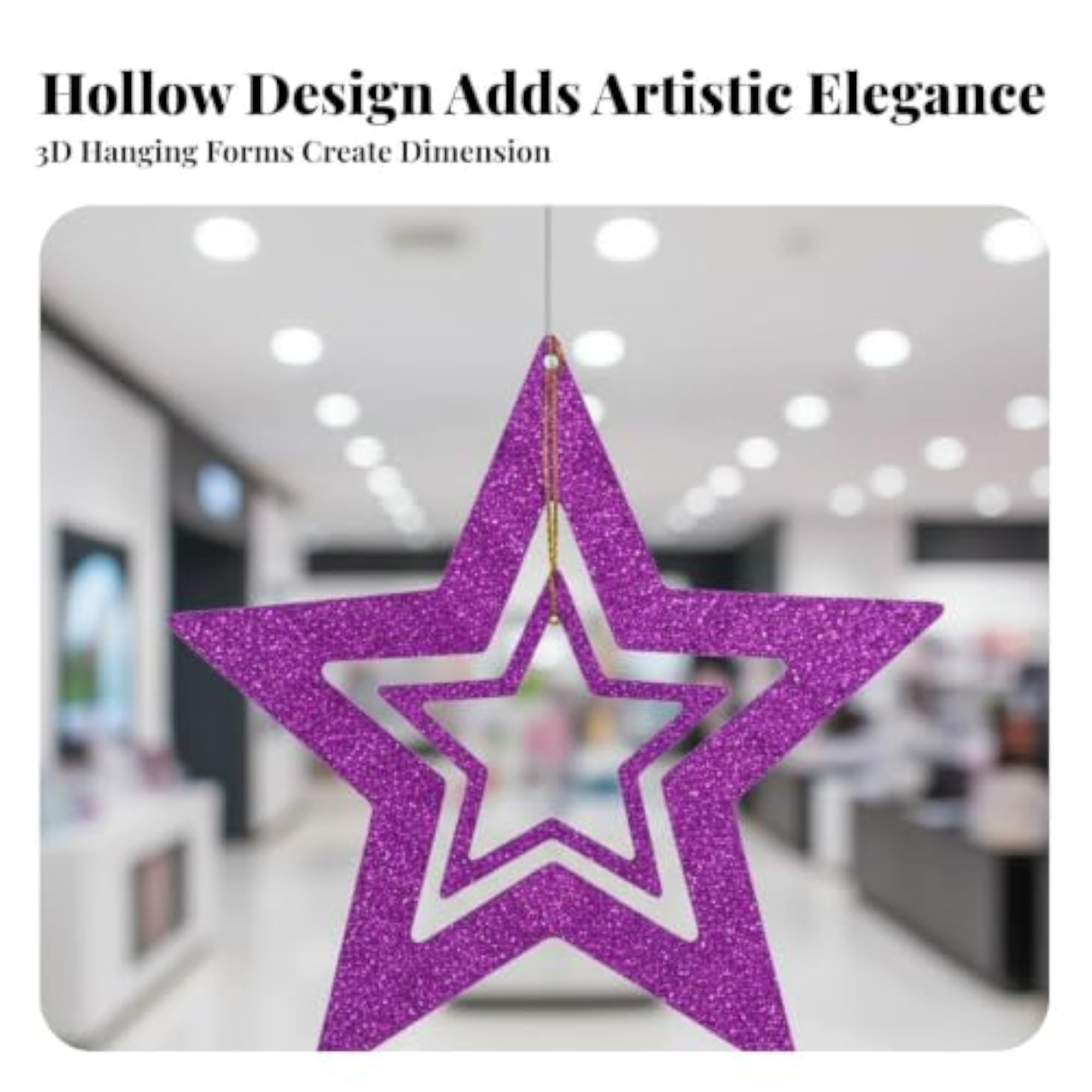 Three-Dimensional Flutterer Decoration for Creative Displays