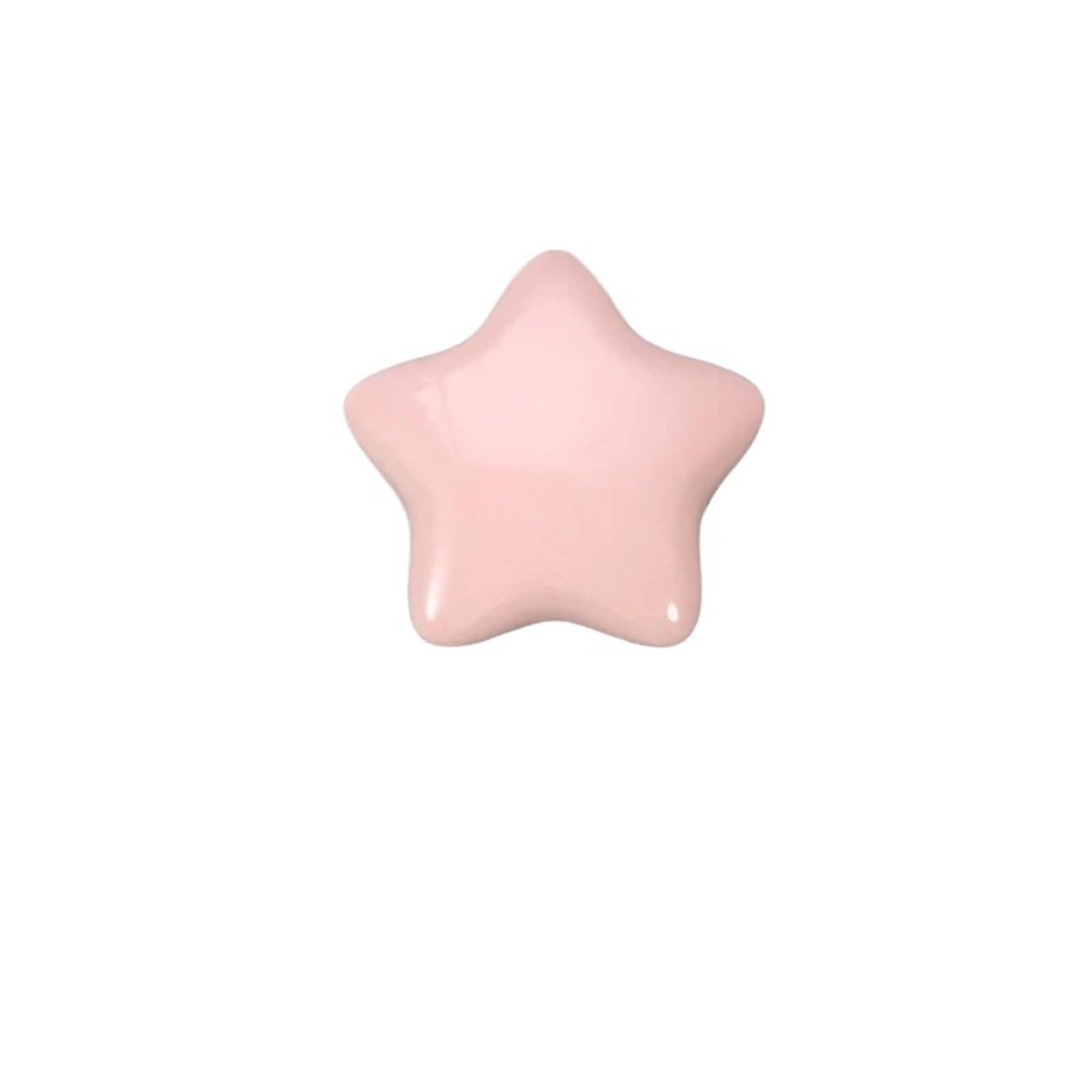 Kifsdlf Star-Pink Cartoon Room Ceramic Cabinet Knobs Moon Star Wardrobe Handle Garden Door Handles For Cupboard Wardrobes Furniture(Star-Pink)