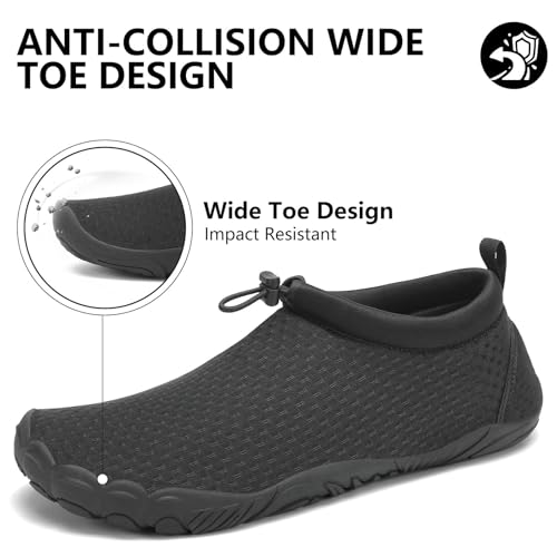 Mishansha Womens Barefoot Water Shoes Wide Toe Box Swim Shoes Quick Dry Non Slip4