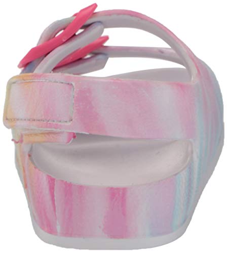 Skechers Girl's Foamies Lil Cali Blast - Lil Summer D Slide Sandal, Multi, 6 Toddler #TOP2
