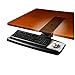 3M Under Desk Keyboard Tray, Turn Knob to Adjust Height and Tilt to Enhance Comfort and Ergonomics, Sturdy Tray with Gel Wrist Rest and Precise Mouse Pad, Stores Under Desk, 17