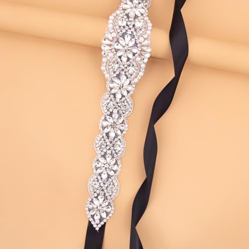 Wedding Belt Crystal Bridal Belt Handmade Rhinestone Sash Belts for Dresses3