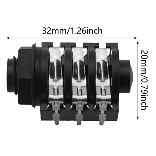 6-Pin Female Headphone Socket ZCZQC 10PCS miniatura 2