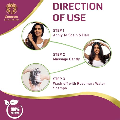 Image of Rosemary Onion Hair Oil | 100% Pure & Natural Hair Oil | Reduces Hair Fall, Strengthens Roots & Nourishes Hair | For All Hair Types | 100 ml