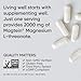 Sports Research® Magnesium L-Threonate Capsules 2000mg - High-Absorption Magtein® for Enhanced Brain Health, Memory, Focus & Restful Sleep Support - Vegan · Non-GMO · Gluten Free - 90 Count