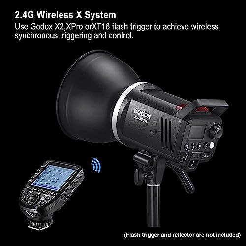Ficha técnica Godox MS300V Luz de Flash de Estudio Mejorada de 300 W 2.4G X-System GN58 0.1-1.8 s Tiempo de Reciclaje luz de Flash de 5600 ± 200 K con lámpara de Ajuste LED de 10 W Soporte Bowens para Retratos - Fernando Cortés Ficha técnica Godox MS300V Luz de Flash de Estudio Mejorada de 300 W 2.4G X-System GN58 0.1-1.8 s Tiempo de Reciclaje luz de Flash de 5600 ± 200 K con lámpara de Ajuste LED de 10 W Soporte Bowens para Retratos - Fernando Cortés