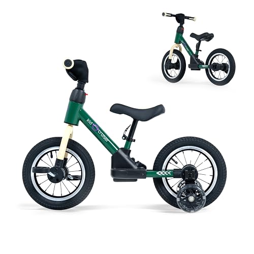 Kidcruiser Pedalplay laufrad ab 2 Jahre, ideal zum Radfahren Lernen, 3‑in‑1 mit LED Stützrädern & Pedalen, besonders robustem Modulrahmen - Waldgrün Kidcruiser Pedalplay laufrad ab 2 Jahre, ideal zum Radfahren Lernen, 3‑in‑1 mit LED Stützrädern & Pedalen, besonders robustem Modulrahmen - Waldgrün
