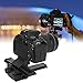 4Way Macro Focusing Rail Slider, 1/4inch Thread for Macro Photography and Close Up Shooting, Both Double Tracks are 3.9in, Compatible with DSLR Mirrorless Camera