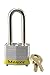 Master Lock 3LHYLW Laminated Steel Padlock with Yellow Bumper and 9/32