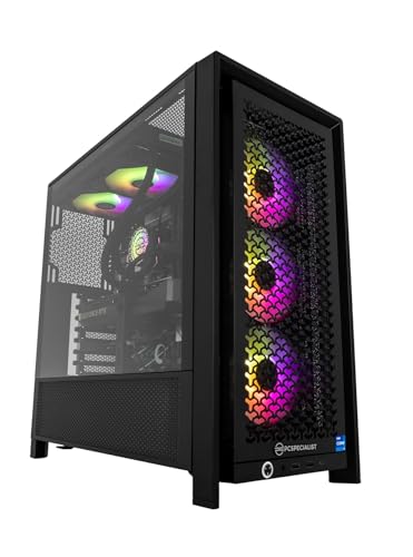PCSpecialist Pro PC Gaming - Intel Core i7-12700F 2.10 GHz 12-Core, 32 GB DDR5 RAM, 16 GB GEFORCE RTX 5070 Ti, 2TB M.2 SSD, Windows 11