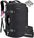 Tzowla 40L Expandable Travel Laptop Backpack for Men Women Carry on Flight Approved,Large Capacity Anti Theft Backpacks with USB/Type C Charging Port,Personal Item Bag Fit 17.3