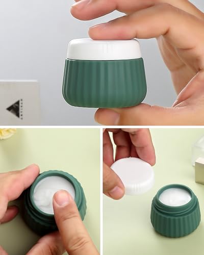 Image of Mrsdry Travel Bottles for Toiletries 8 Pack, TSA Approved 3 oz Travel Containers with Clear Bag, Leak Proof Silicone Squeezable Essentials Jars