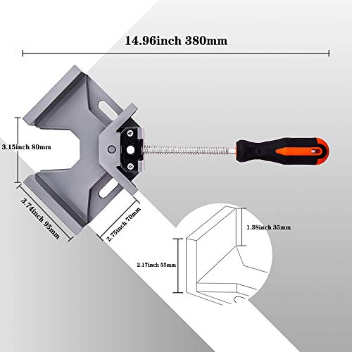 Wyqyq WJ10724 4Pcs Corner Clamp - Right Angle Clamp 90 Degree Wood Clamps thumb #1