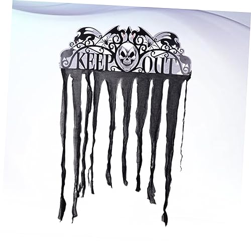 Hemobllo 3 Pecas Cortina De Caveira Cortina Da Porta Do Crânio Da Porta Do Crânio De Halloween Corti