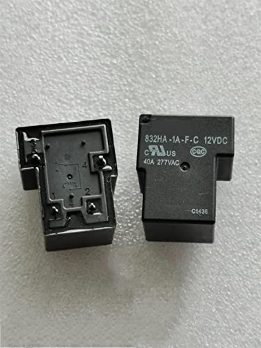 Relais 832HA-1A-FC-24VDC Song Chuan pour circuit imprimé automobile 40A 4 broches