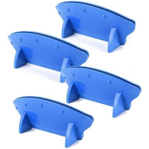 Poker holder card holder,Playing Card Holder Hands-Free Clip Plastic Standing Poker Holder Blue Fan Shaped Playing Cards Storage Box Poker Clip for Game Supply Cover