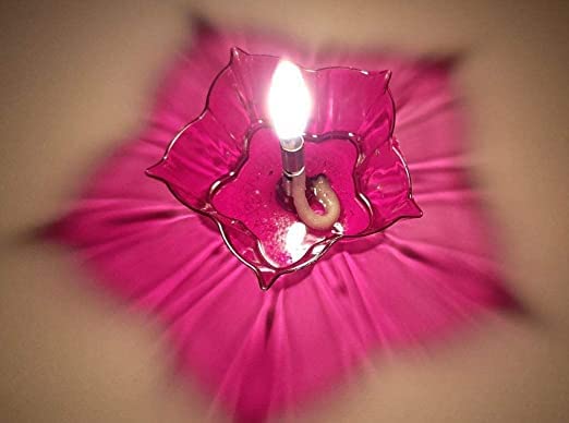 3D Reflection Shadow Combo Special Reusable Colourful | Multi Pattern |Diwali Oil Diva | Diwali Decoration | Lamps for Pooja | Home Decoration Indoor & Outdoor (Multicolor Diya, 12)