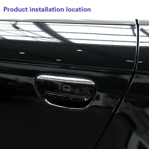 Cubierta de manija exterior de lujo cromada para Audi Allroad y Quattro, protector 5