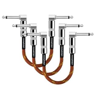 HIGH PERFORMANCE tweed patch cable in copper colour made by experts, for your effects pedals, home studio, or PA system, and very professional when you’re gigging REDUCE STRESS with the new ultra-low impedance copper core & hum cancelling braided shi...