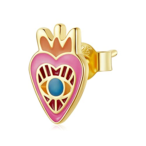 Bijoux pour femmes d'exception : pendants d'oreilles œil du diable en argent 925