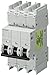 Siemens 5SJ43057HG41 Miniature Circuit Breaker, UL 489 Rated, 3 Pole Breaker, 0.5 Ampere Maximum, Tripping Characteristic C, DIN Rail Mounted, Type HSJ, 240 VAC, 125 VDC