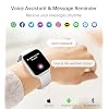 Smart Watch for Women Men (Answer/Make Call), Fitness Tracker, 1.83 HD Screen with 24-Hour Heart Rate/Sleep Monitor, IP68 Waterproof, 130+ Sports Modes, Smartwatch for Android iOS, White