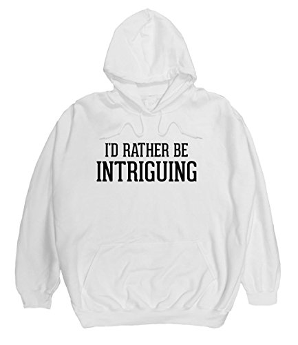 Radioactive Trends I'd Rather Be INTRIGUING - Men's Pullover Hoodie,