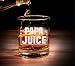 NeeNoNex Papa Juice Whiskey Glass - Funny Birthday Retirement Fathers Day Gift for Grandpa Papa